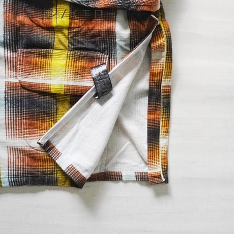 2色ユニセックス＊IMPRESTORE-インプレストア-Printed flannel shirt / J.FOX