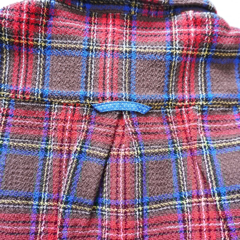 3色＊レディース＊快晴堂 -Girl'sタータンチェック・リラクシンWork