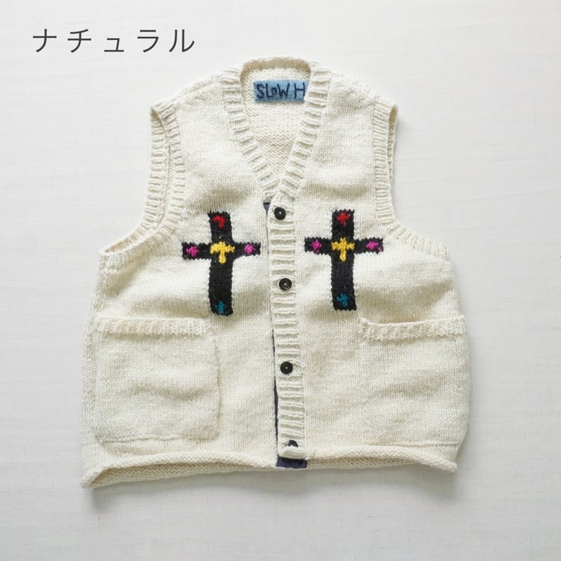 SLOWH HANDS カーディガンベスト 楽天市場】【30％OFF】SLOW HANDS（スローハンズ） ベジタブル