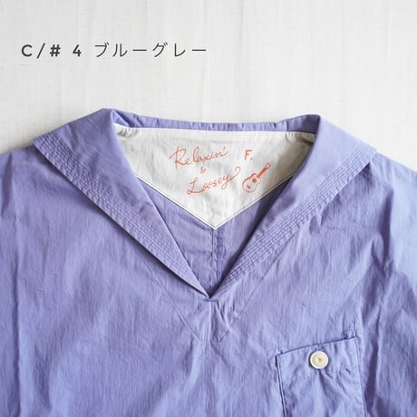 ３色レディース＊快晴堂-ステッチ沢山セーラーシャツベスト 3シーズン着られるタイプライター 52S-13
