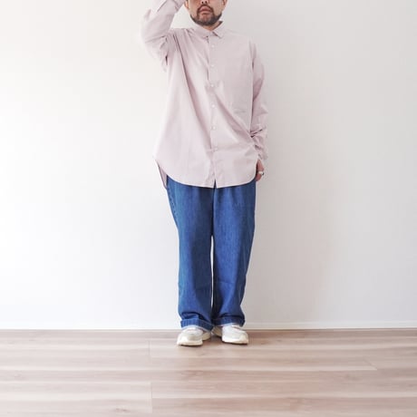 ＊ユニセックス＊amne-アンヌ-DOWN PROOF classic shirts / amn-SH-042 / Pink