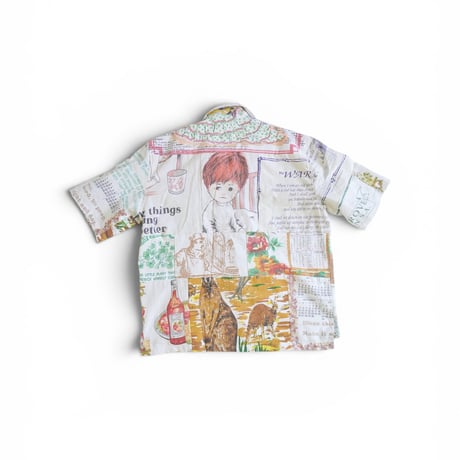 ＊ユニセックス＊Mr. Remake Man-ミスターリメイクマン-タペストリーリメイクシャツ SIZE3