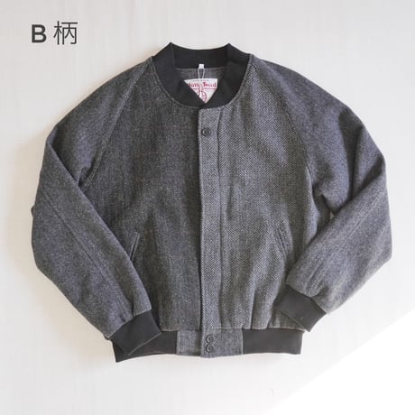 ＊ユニセックス＊YOUSED-ユーズド-HARRIS DERBY JACKET ハリスツイード ダービージャケット SIZE1 B柄