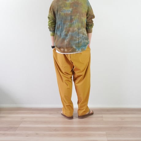 3色＊ユニセックス＊SLOWHANDS-スローハンズ-nylon×polyester stretch NEW Morocco pants