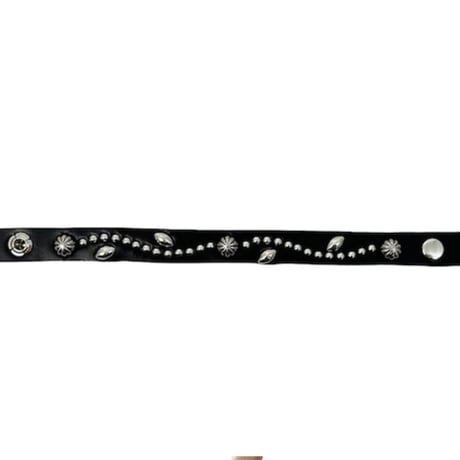 goods＊[Re-ACT × Crossed Arrows] Studs Narrow Brace 幅1.5cm/ブラック