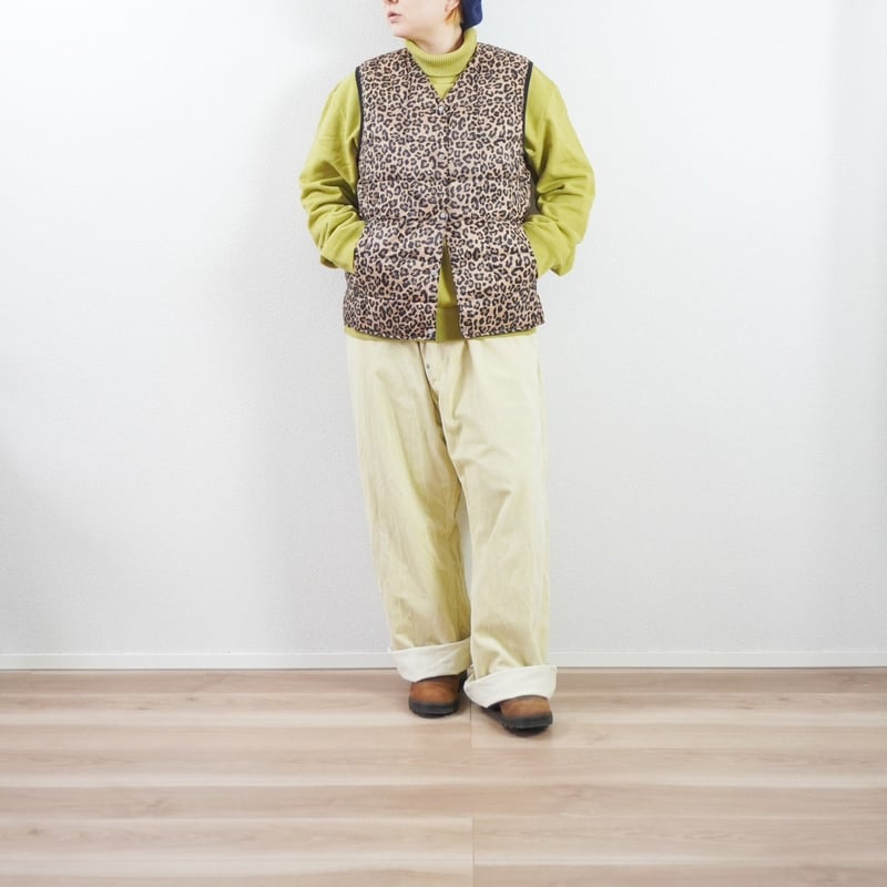 レディース＊i c h i × TAION - Knit Cardigan + Leopar