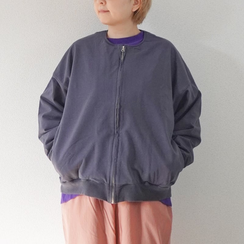 2色＊レディース＊prit-40/1 DEPEND ランダムミニ裏毛 ZIPブルゾン P916