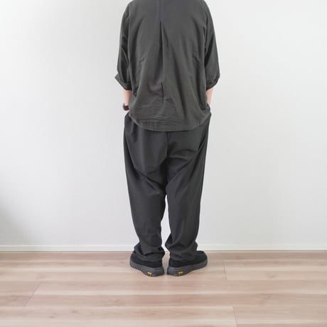 3色＊ユニセックス＊SLOWHANDS-スローハンズ-nylon×polyester stretch NEW Morocco pants