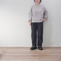＊ユニセックス＊amne-アンヌ-Pre-wash DENIM eel's / amn-PT-041 / Black