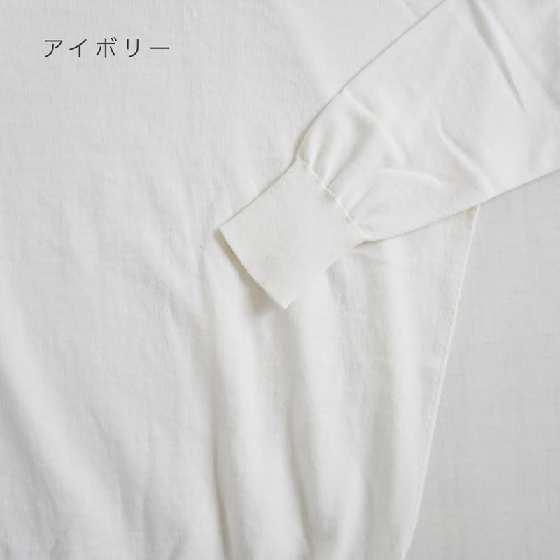 IAN / LS / COTTON Sサイズ BEIGE×WHITE KL サテンアニスシシュウシャツ - 【シサム工房 公式OnlineStore