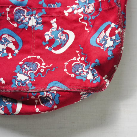 2色＊GOODS＊TIGRE BROCANTE-ティグルブロカンテ-風神雷神グログラン メッセンジャーバッグ