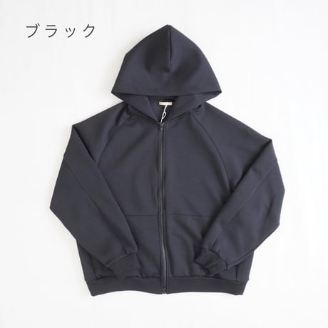 2色＊ユニセックス＊LA MOND-ラモンド-DOUBLE AIR KNIT UP HOODIE LM-C-218