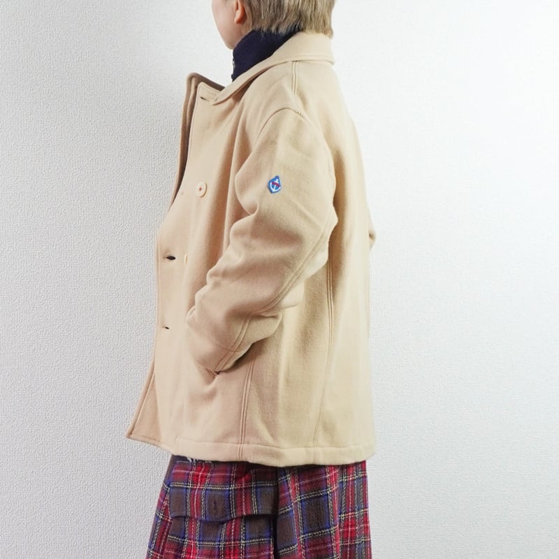 レディース＊快晴堂-軽いカットメルトン Pコート（1枚仕立て）43JK-47