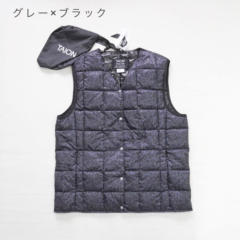 レディース＊i c h i × TAION - Knit Cardigan + Leopar