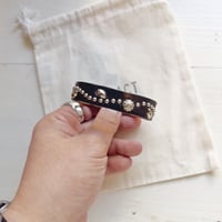 goods＊[Re-ACT × Crossed Arrows] Studs Narrow Brace 幅1.5cm/ブラック