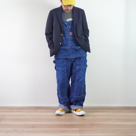 ＊ユニセックス＊J.PRESS ORIGINALS-Wool Polyester Stretch Tropical 3B Blazer / Baggy Fit