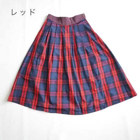 2色＊レディース＊KELEN-ケレン-“FELINA” チェック柄Aラインスカート LKL25FSK2045