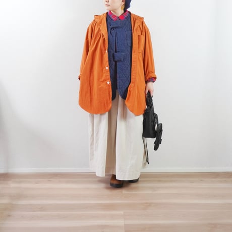 ＊レディース＊TIGRE BROCANTE-ティグルブロカンテ-Fastening Tape Vest 7ozデニムキルティング ファスニングテープベスト