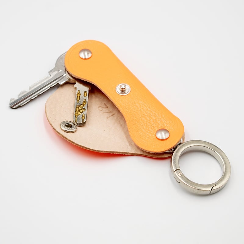 4色＊ユニセックス＊ [1/2HALF] KEY/PAY (ITALIAN LEATHER ＆