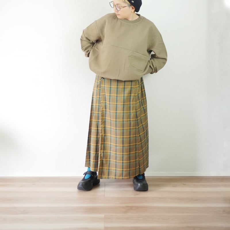 レディース＊kelen-ケレン-巻スカート風プリーツスカート QUIE