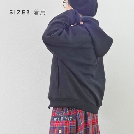 2色＊ユニセックス＊LA MOND-ラモンド-DOUBLE AIR KNIT UP HOODIE LM-C-218