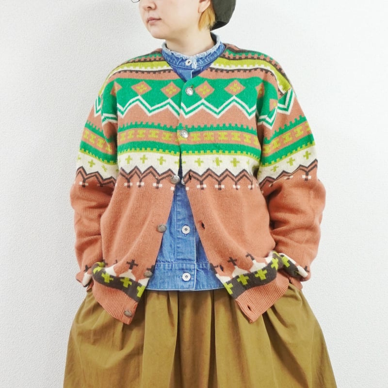 ユニセックス＊Nasngwam-ナスングワム-YUPIC CARDIGAN/ベージュ | 城下