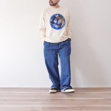 全2色ユニセックス＊Nasngwam. -ナスングワム-EARTH LS TEE