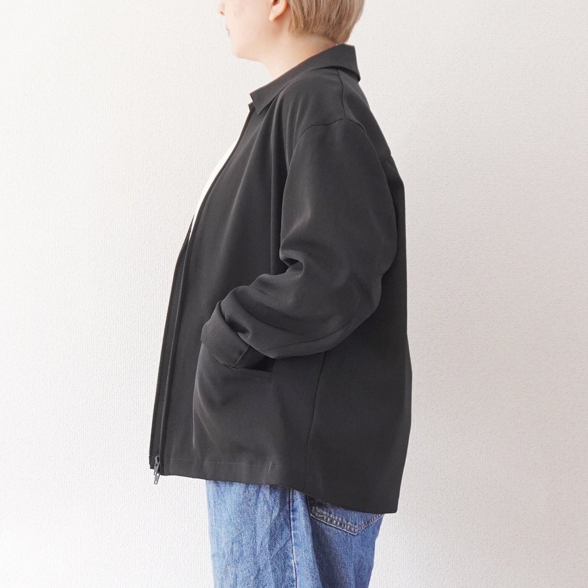 ユニセックス＊LA MOND-ラモンド-TWILL TWIST SHORT JACKET/L