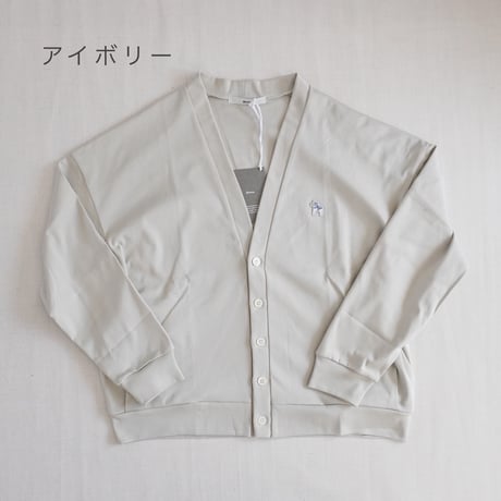 2色＊ユニセックス＊amne-アンヌ-CIRCULAR RIB Dalahäst cardigan