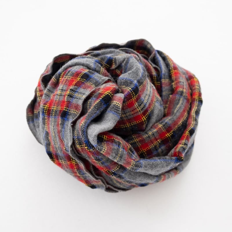 再入荷4色＊prit-プリット-ウールコットンチェック ストール P00640