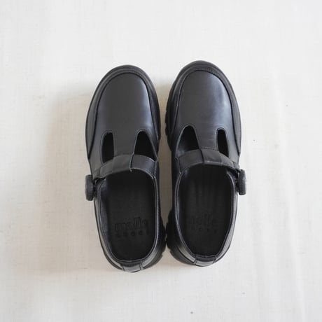 ＊レディース＊molle shoes-モールシューズ-MLS210301-17 F/L T-STRAP 撥水レザー Tストラップシューズ