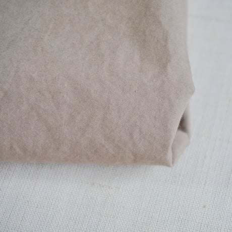 ＊レディース＊SLOWHANDS　ミリタリークロス オーバーシャツワンピース/サンド(薄いベージュ系)
