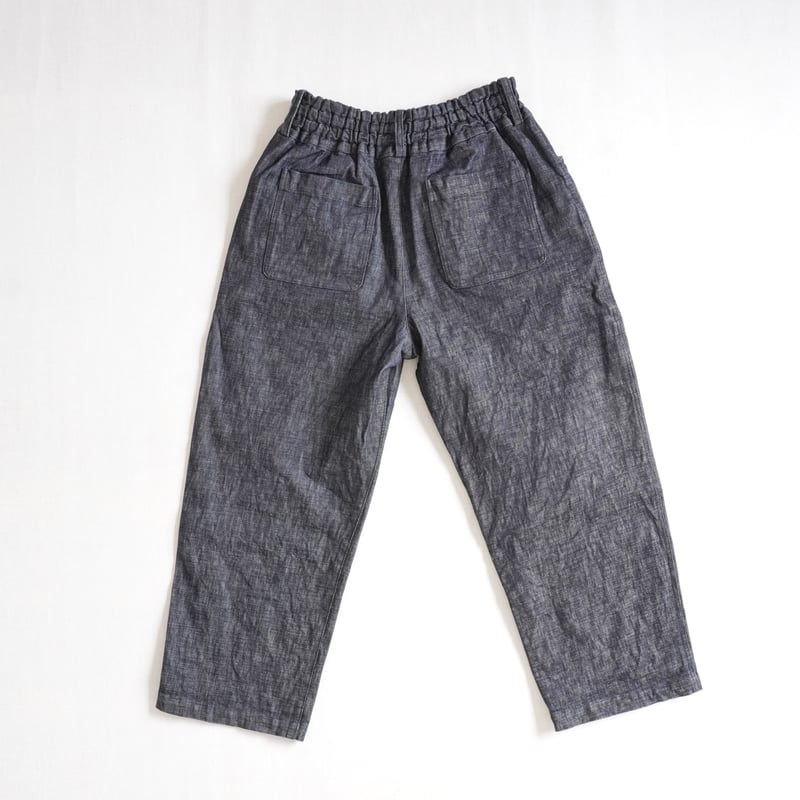 レディース*Linen ya-リネンヤ-ストレッチデニム タック レディース*Linen ya-リネンヤ-ストレッチデニム タック
