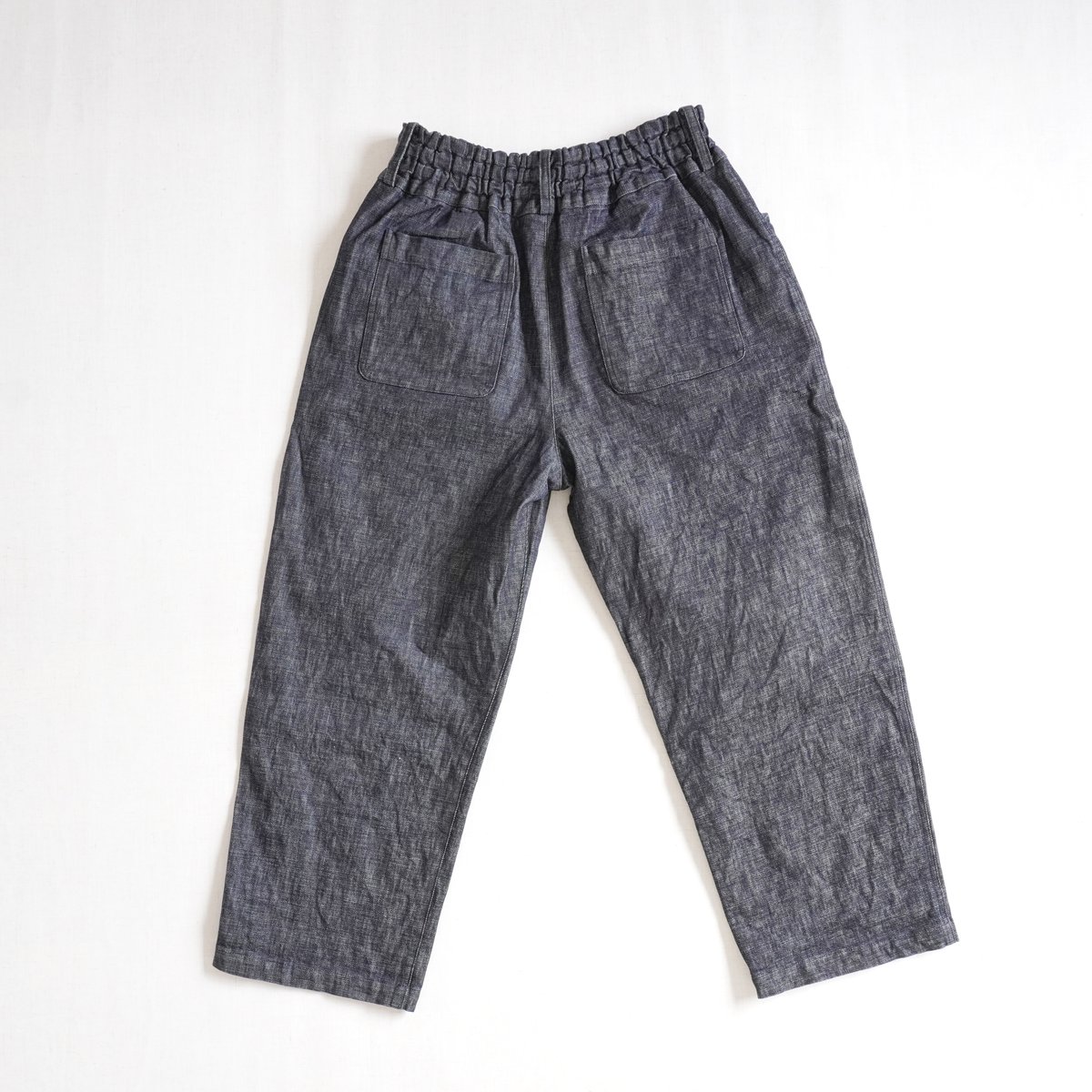 レディース*Linen ya-リネンヤ-ストレッチデニム タック レディース*Linen ya-リネンヤ-ストレッチデニム タック