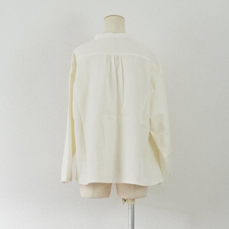 レディース＊ASCOT by Torinoco-アスコットバイトリノコ-コットンリネン フリルブラウス