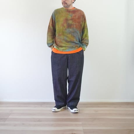 ＊ユニセックス＊TIGRE BROCANTE-ティグルブロカンテ-7オンスデニムミャオテーパードパンツ