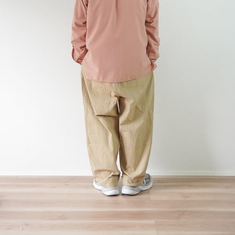 2色ユニセックス＊have a good day-ハブアグッドデイ-Plaid volume pants チェックボリュームパンツ