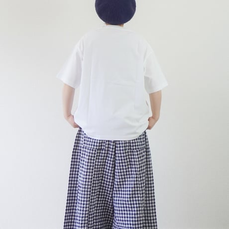 ＊ユニセックス＊ämne-アンヌ-" Blåklocka " half sleeve tee / amn-CS-096