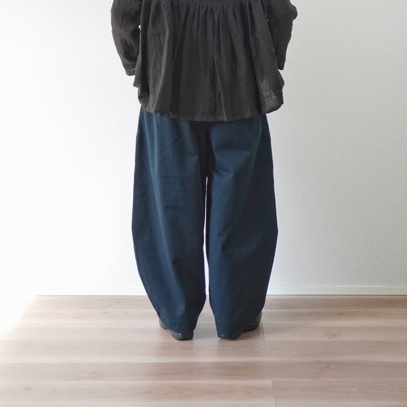 2色ユニセックス＊結-ゆい-Chino Cloth Planer Easy Pants-Tap