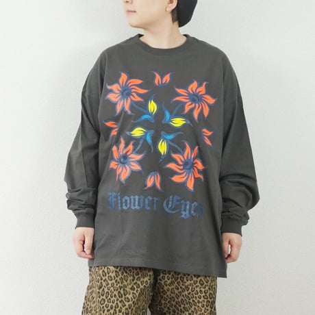 2色＊ユニセックス＊NASNGWAM（ナスングワム） FLOWER EYES CREW