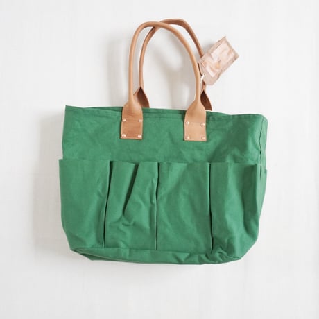 2色＊goods＊WE ARE ONE×Rabbit Hutch-パラフィン加工10号帆布 ショルダートート/マスタード、グリーン