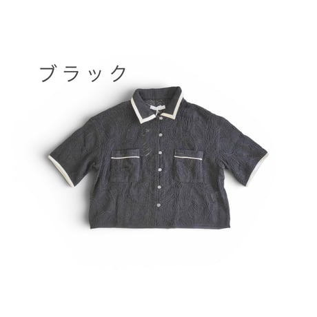 ＊レディース＊KELEN-ケレン-ショート丈刺繍メッシュシャツ"DAG"