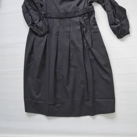 ＊レディース＊KELEN-ケレン-カシュクール デザイン タック プリーツ ドレス YUJU / ブラック