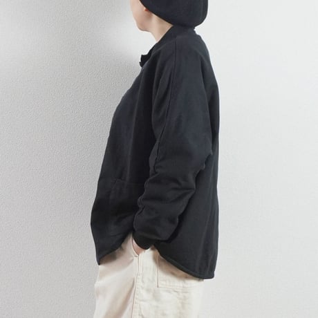 2色＊ユニセックス＊SLOWHANDS-スローハンズ-オーガニックコットン フレンチテリー ペインタージャケット