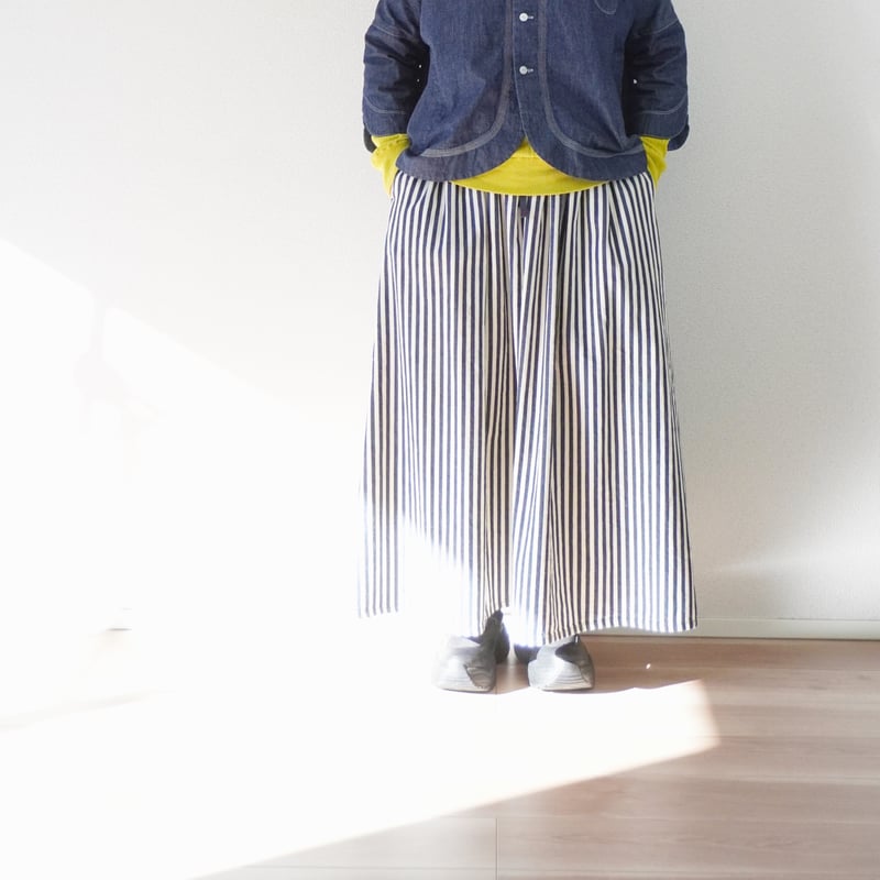 レディース＊TIGRE BROCANTE-ティグルブロカンテ-ヒッコリーマキシ