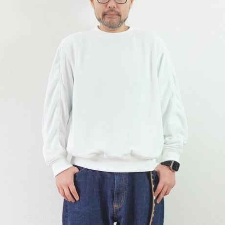 2色＊ユニセックス＊LA MOND-ラモンド-STITCH WORK LIGHT SWEAT