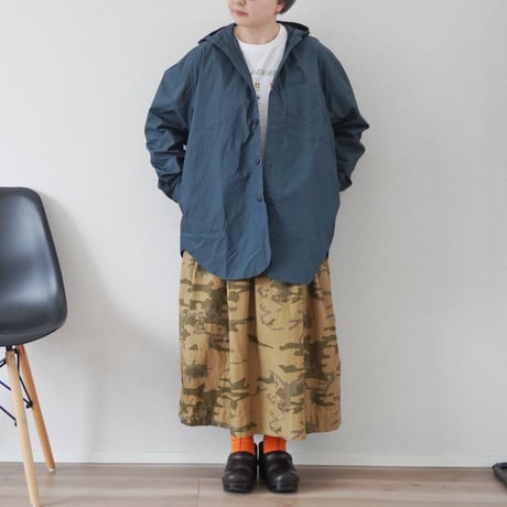 3色＊＊BRENA-ブレナ-HOOD WORK SHIRT フードワークシャツ