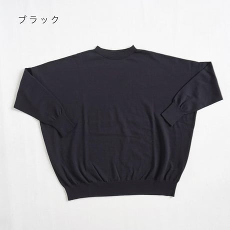 新色ネイビー追加全5色＊レディース＊Linen ya by as it is.-リネンヤ-コットンオーバーニット