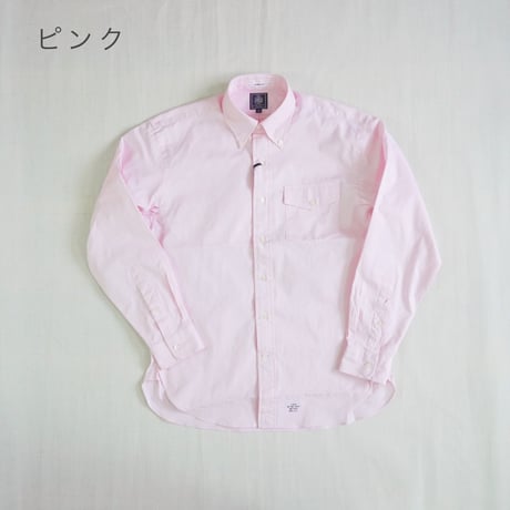 ＊ユニセックス＊J.PRESS ORIGINALS-Pin Oxford B.D. Shirt / Baggy Fit