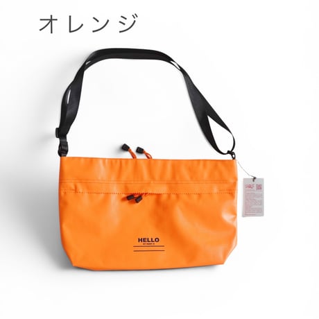 ４色＊ユニセックス＊ [1/2HALF] TARPOLIN MESSENGER M